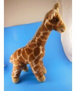 Aurora Giraffe Plush Firm but soft pile fur 16&quot; tall - $20.36 CAD