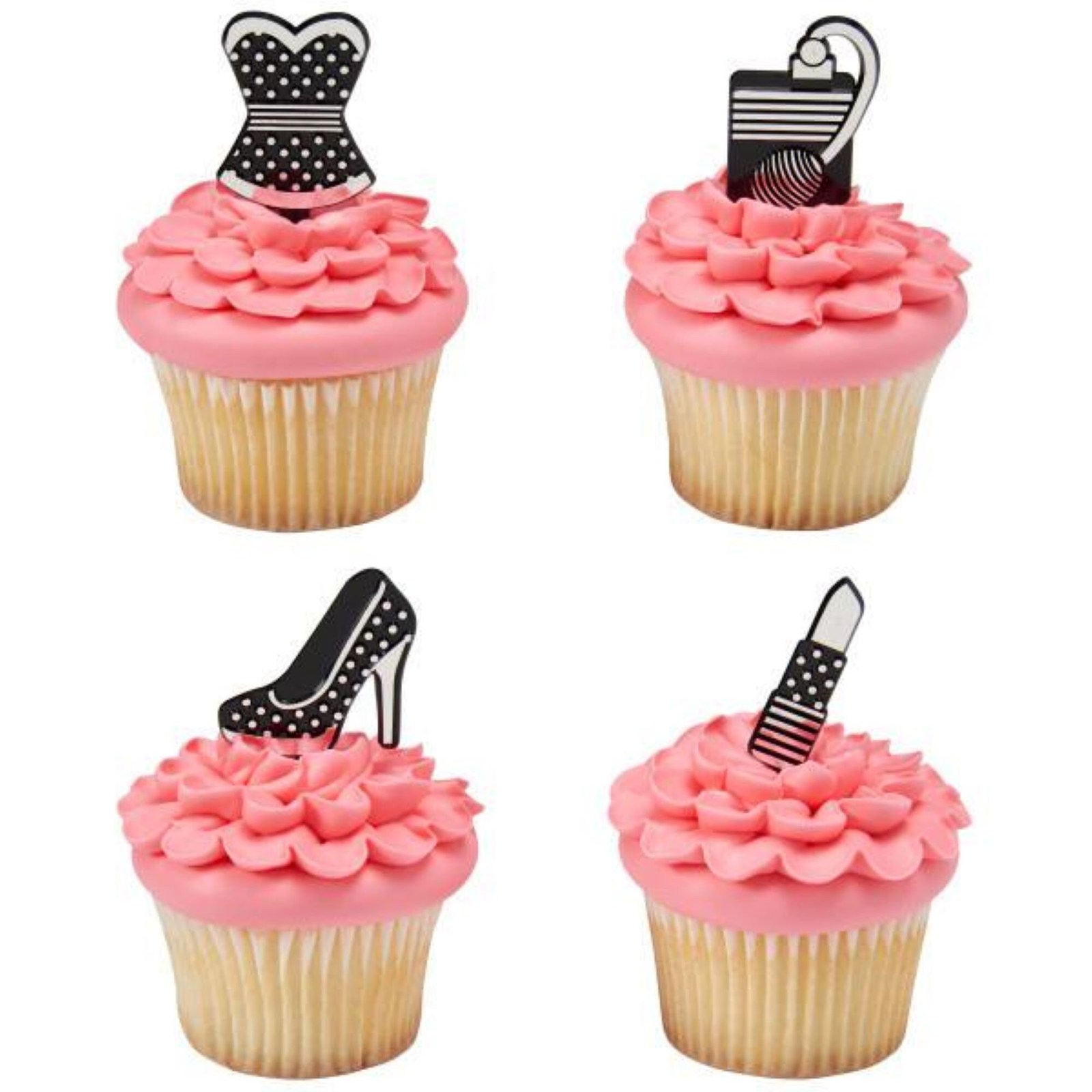 12 Girls Night Out Plastic Cupcake Picks Toppers Cake Topper Bachelorett... - $9.47