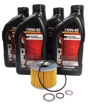 1985-1997 Kawasaki Ninja 600 600R 600 RX ZX600 A B C OEM Oil Change Kit ... - £53.02 GBP