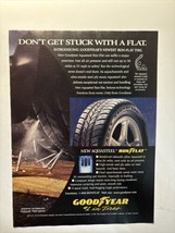 Good Year Tires  Aquasteel Run Flat Magazine Print Ad 1998 Advertisement - £5.53 GBP