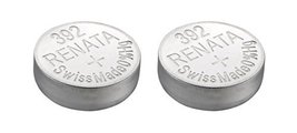 Renata 392 SR41W Batteries - 1.55V Silver Oxide 392 Watch Battery (2 Count) - £3.94 GBP+
