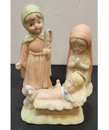 Vtg Lefton Away In A Manger Nativity Lot of 3 Figurines Hand Painted No.... - £9.52 GBP