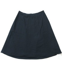 NWT MM. Lafleur Suffolk in Ink Blue Stretch Wool A-line Flare Skirt 4 $190 - $52.00