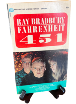 Fahrenheit 451 Ray Bradbury Movie Tie In Vintage Science Fiction Paperba... - £15.81 GBP