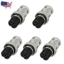 5 Pcs 6 Pin Mic Microphone Female Plug - Cb Ham Radio - New - Rci - £15.97 GBP