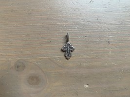 Vintage Small Silver 925 Orthodox Cross Jerusalem - $365.03 MXN