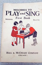 Melodies to Play and Sing First and Second Book 1935 image 2