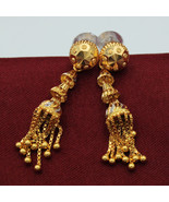 22 Carat Striking Jewelry Gold Stud Dangle Earring Jhumki New Arrival - $1,046.83