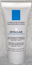 La Roche-Posay EFFACLAR Purifying Foaming Gel Oily Sensitive .5 oz/15mL ... - £11.19 GBP