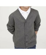 H&M Fine- Knit Cardigan, Dark Grey, Size 4-6 - £19.48 GBP