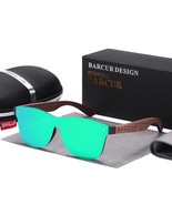 Wood Sunglasses Natural Black Walnut Sun glasses for Men Eyewear Women P... - £27.70 GBP