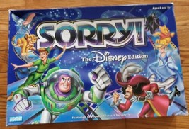 Vintage SORRY! Disney Edition Board Game Hasbro 2001 Parker Bros-Read - $19.39