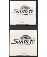 2 VTG Santa Fe Hotel Casino Matchbook Las Vegas NV Nevada Full 30 Unstruck - $9.49