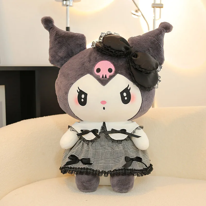 50cm Kuromi-Black Sanrio Hello Kitty Melody Kuromi Plush Toy Big Kawaii KT Cat P - $45.17