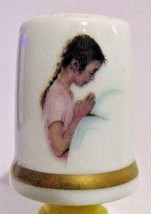 Norman Rockwell Thimble-1980 Limited Edition-Day in the life of a girl s... - £3.95 GBP