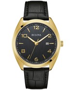 Bulova Men&#39;s Quartz Date Indicator Black Watch 42MM - £126.37 GBP
