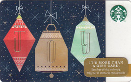 Starbucks 2014 Ornaments - JOY Collectible Gift Card New No Value - £2.35 GBP