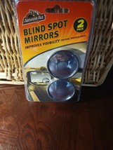 ArmorAll 2 Pack Round Blind Spot Mirrors Car Truck SUV Self-Adhesive NEW - £9.24 GBP