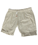 NWT Bespoke Mens Fashion Chino Shorts Size 38 Solid Cream Drawstring Str... - $45.54