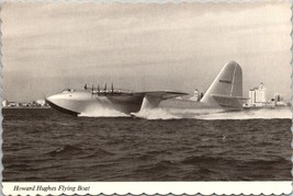 Port of Long Beach California Howard Hughes Flying Boat Vintage Postcard - £7.51 GBP