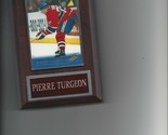 PIERRE TURGEON PLAQUE MONTREAL CANADIENS HOCKEY NHL   C - $0.01
