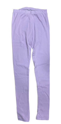 City Threads Girls' Leggings 100% Cotton for School Uniform Sports Lite Purple 7 - $17.81