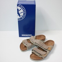 Birkenstock Uji Nubuck-Suede Leather Sandals in Taupe size EU 38 US 7 MS... - £70.21 GBP