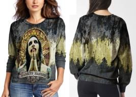 New Marilun Manson Unique Full Print Sweatshirt For Women - £23.59 GBP