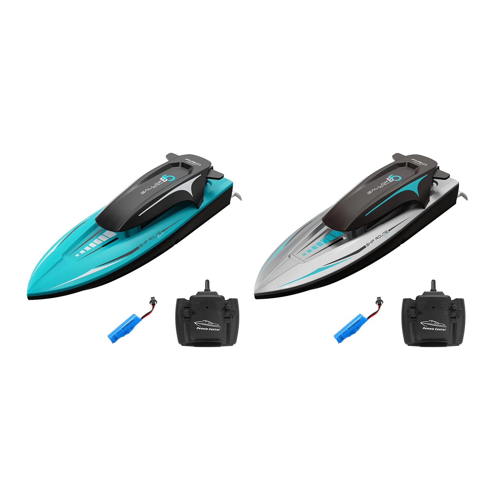 Remote Control Boat Pool Toys Brush Motor Water RC Speedboat Toy Max Speed - £30.42 GBP+