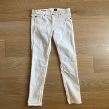 AG Adriano Goldschmeid The Legging Super Skinny Ankle White Jeans sz 29 - £27.91 GBP
