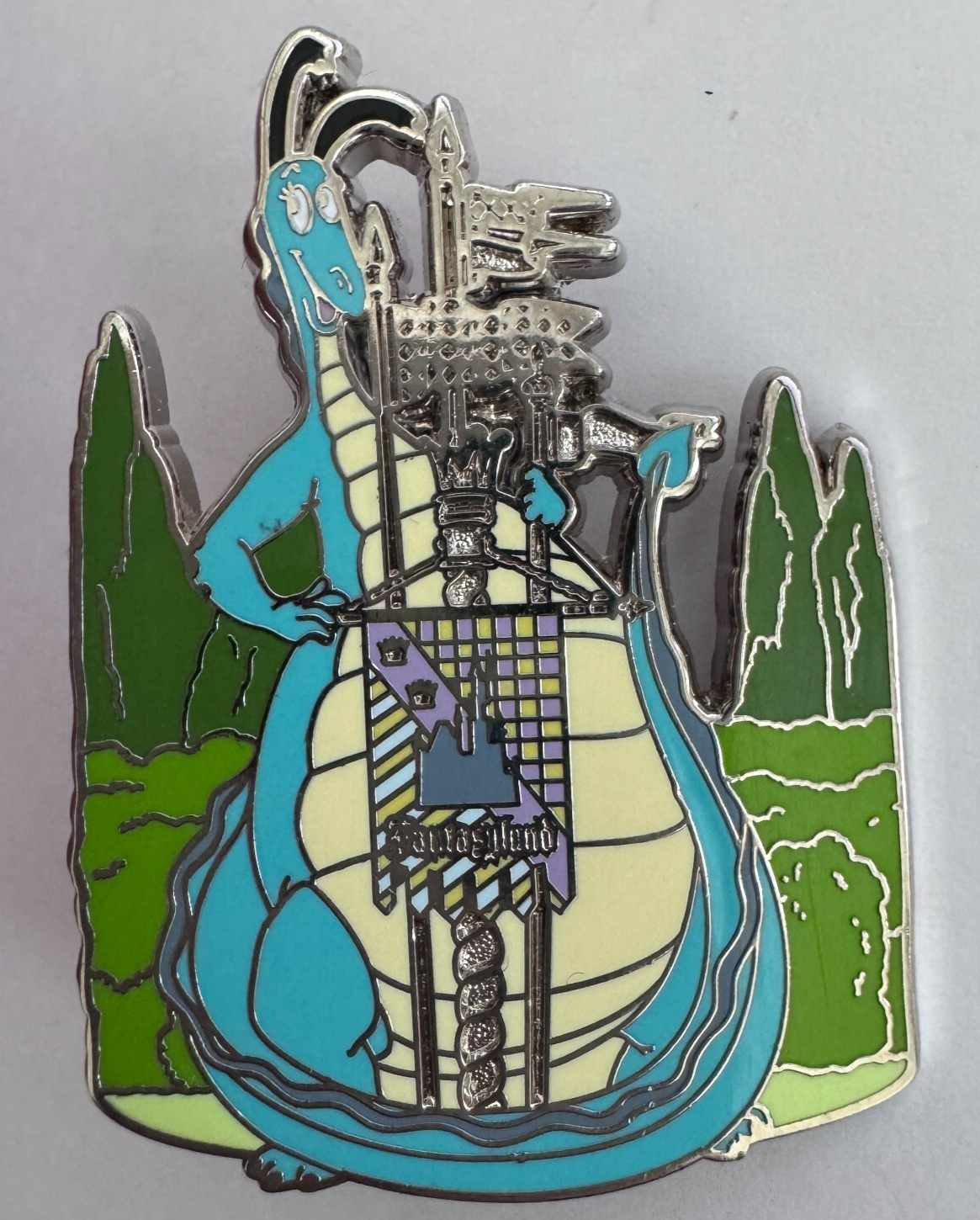 Disney Disneyland Resort Reveal/Conceal Mystery Fantasyland Dragon Pin 1... - $24.74