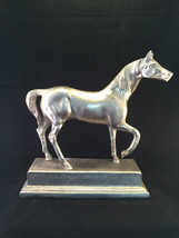 Antique Nickel large HORSE STATUE . Beautiful - £142.74 GBP