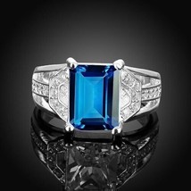 9.25 Ratti 8.78 Carat Special Quality Blue Topaz Free Size Adjustable Ring - £26.51 GBP