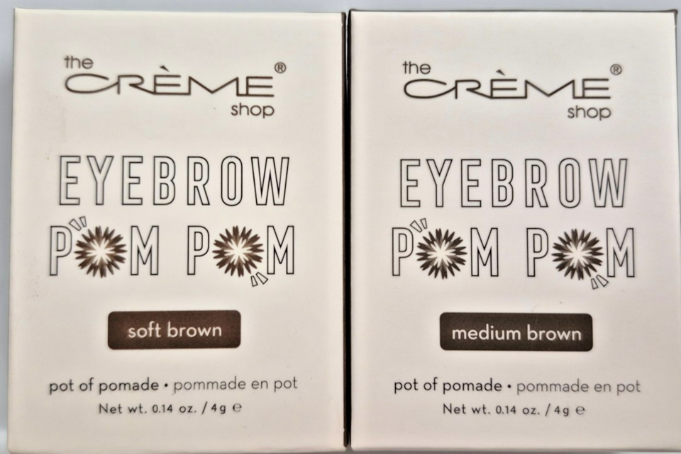 B1G1 AT 20% OFF The Creme Shop Eyebrow Pom Pom Soft/Medium Brown Pomade,... - $6.97+