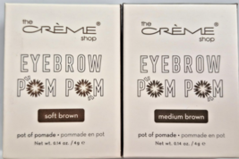 B1G1 AT 20% OFF The Creme Shop Eyebrow Pom Pom Soft/Medium Brown Pomade,... - $6.97+