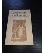 Technology &amp; Culture International Quarterly Society History 1995 Vol 36 #3 - €17,07 EUR