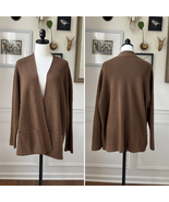 Eileen Fisher Merino Cardigan in Responsible Wool Brown $248 1X - €46,34 EUR