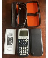 Texas Instruments TI-84 Plus Graphing Calculator Cover Case Cable Tested... - £35.03 GBP