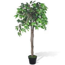 Artificial Plant Ficus Tree with Pot 110 cm - £25.05 GBP