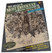 Buffalo Games Worlds Most Difficult Jigsaw Puzzle Double Sided Camouflaged Wolf - £9.76 GBP