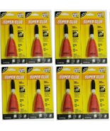Lot 8 The Original Super Glue New Flow Control Dispenser 0.10 oz / 3 g - $40.20 CAD