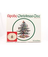 Spode Christmas Tree 16 Inch Oval Platter with Box Made in England S3342-U - $39.26