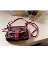 PINK BLACK CROSSBODY PURSE BAG  - $25.97 CAD