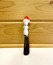 Christmas Snowman Mini Cheese Butter Knife Stainless Steel 4.75&quot; - $27.86 CAD