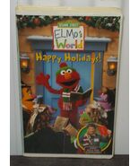 ELMO&#39;s WORLD Happy Holidays VHS Sesame Street Kelly Ripa Kwanzaa Chanuka... - €63,25 EUR