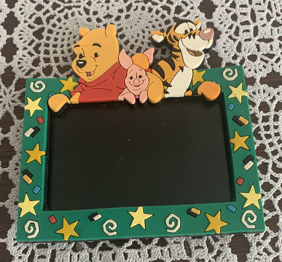 Primary image for Disney Winnie The Pooh Tigger Piglet Rubber Magnetic Photo Frame 4 Inch NWT