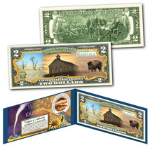 Tallgrass Prairie America The Beautiful Parks Kansas Official $2 U.S. Bill - £11.07 GBP