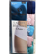 Chili Peppers Ladies 5 Hipsters Size 6 100% Ultra Soft Cotton. Hi Cut - $25.62