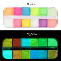 Neon Fluorescent Glow In The Dark Dip Dipping Powder Set - 12 Colors - $4.25