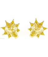 Glo Earrings New Rhinestone Pendant Head Stud Post Style Gang - $13.99